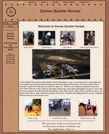 Click to go to Davies-Quarter-Horses.com